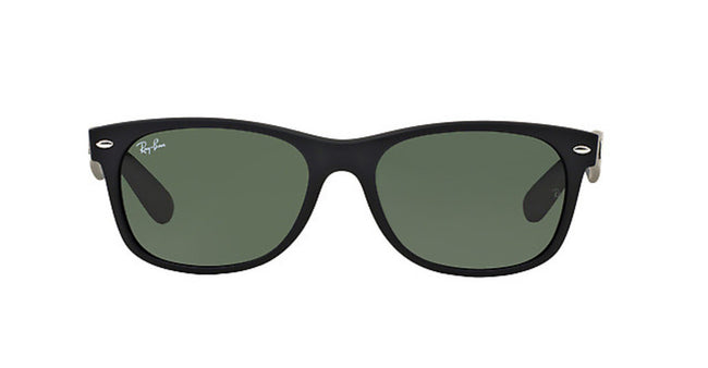 Černé matné sluneční brýle se zelenýmy skly Ray-Ban