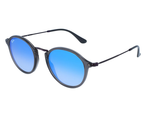 Modré oblé sluneční brýle Ray-Ban