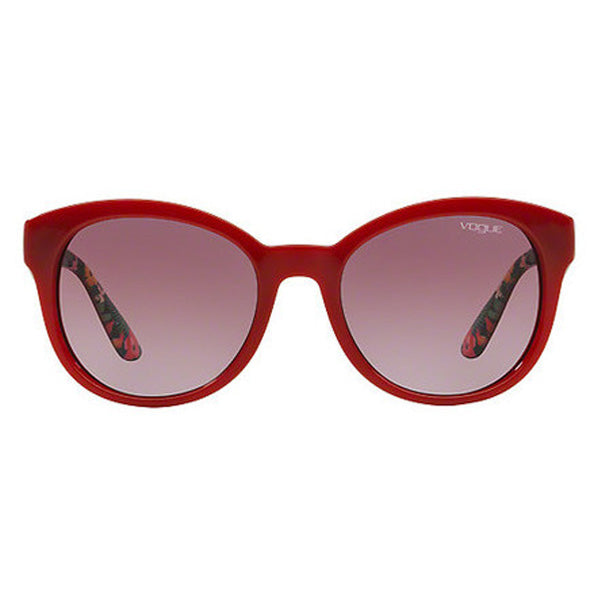 Červené sluneční brýle s květinami Vogue