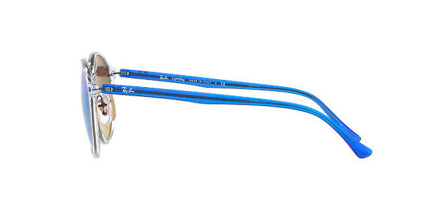 Čiré sluneční brýle s modrými prvky Ray-Ban