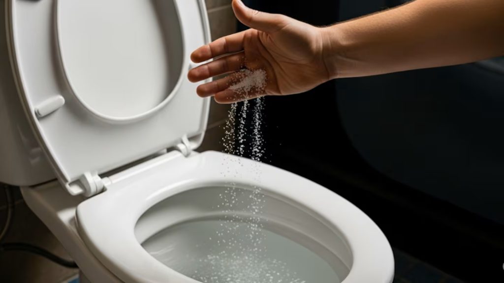 Proč se doporučuje každou noc sypat sůl do záchodu
