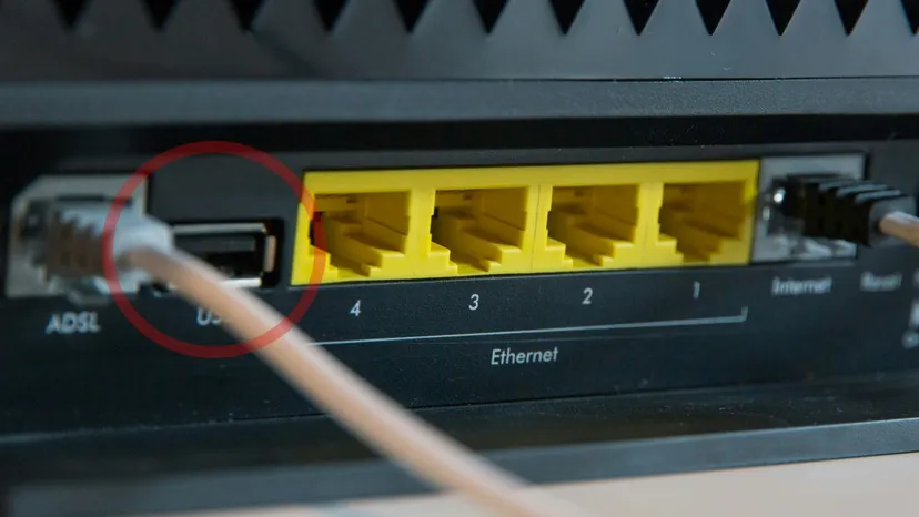 Pokud váš WiFi router má tento USB port, je to opravdový poklad: vše, co můžete udělat po připojení pevného disku